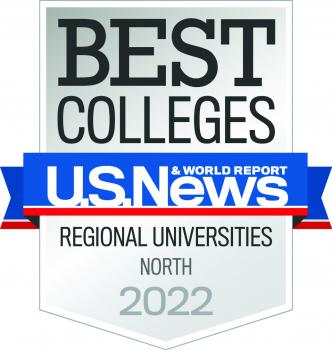 Logo for Best US college: Arcadia again named to U.S. News & World Report's Best Colleges.