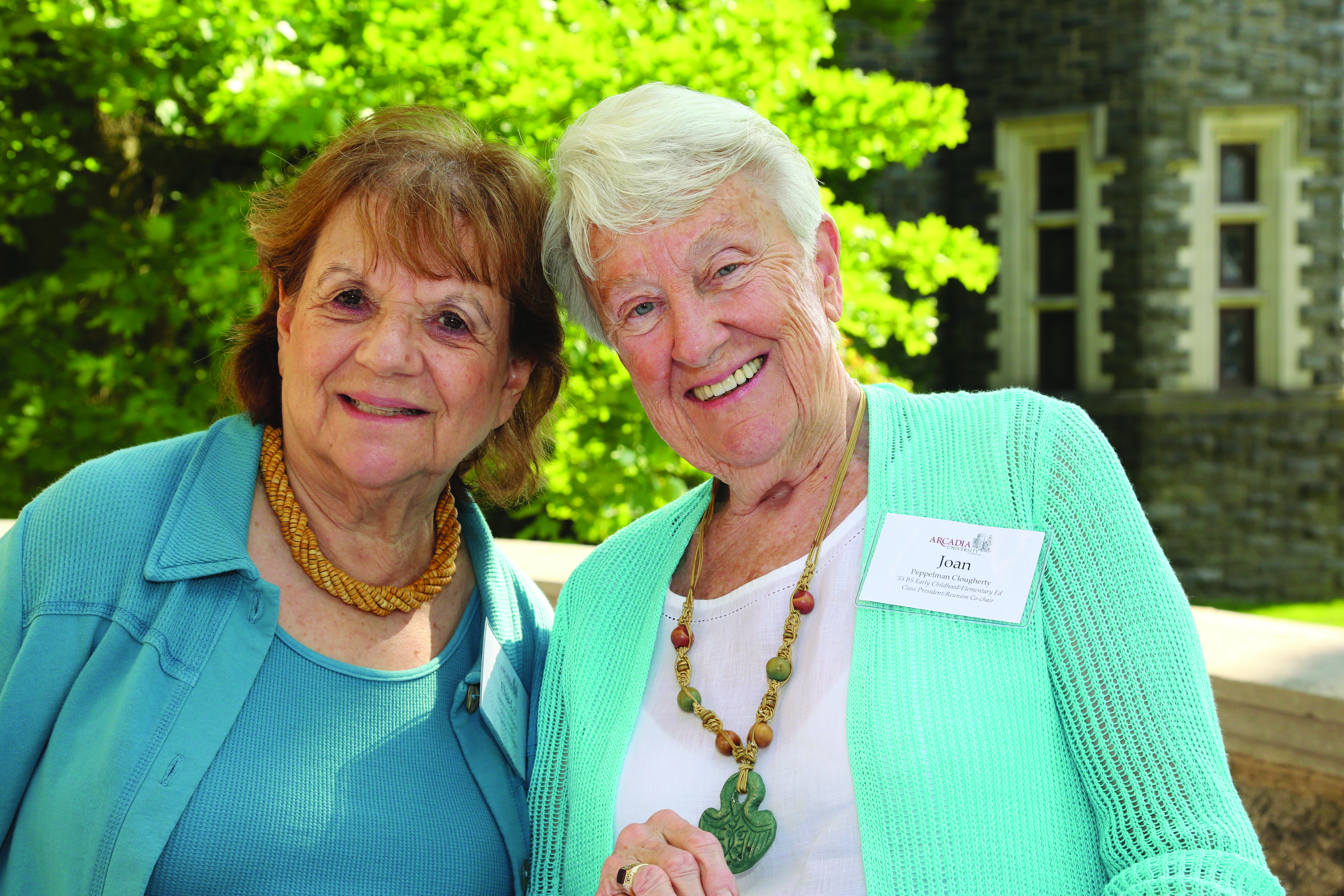 Elsa-Lu Greenblatt Berkowitz and Joan Peppelman Clougherty