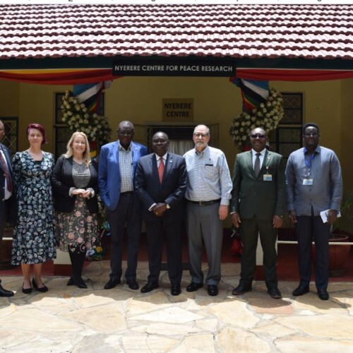 Arcadia Faculty attending the relaunching the Nyerere Centre