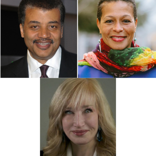 Sara M. Lomax, Neil deGrasse Tyson, and Nancy Glass