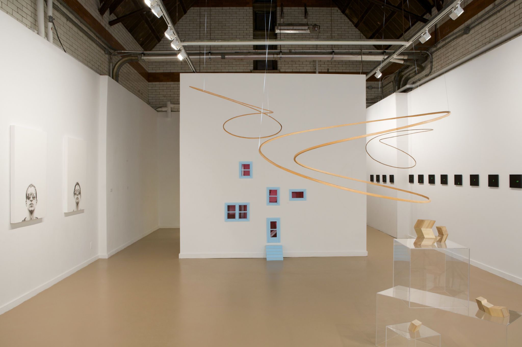 Installation view, "A Closer Look 7", 2008, Spruance Gallery