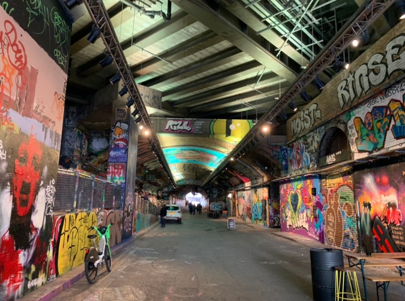 Leake Street in London