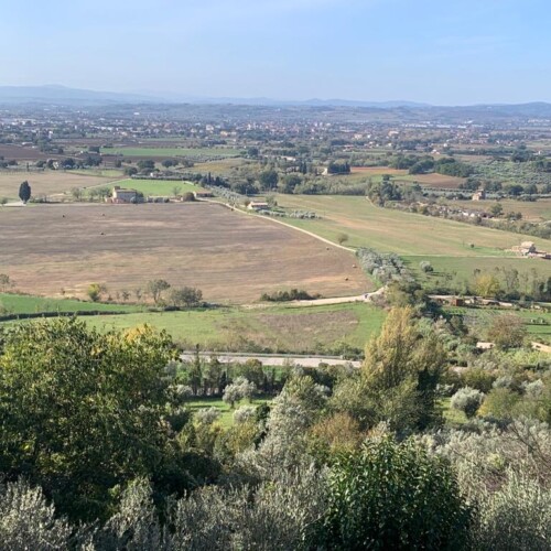 The landscape in Italy.