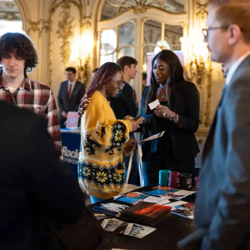 Students mingle with employers at the 2024 Internship and Career Fair