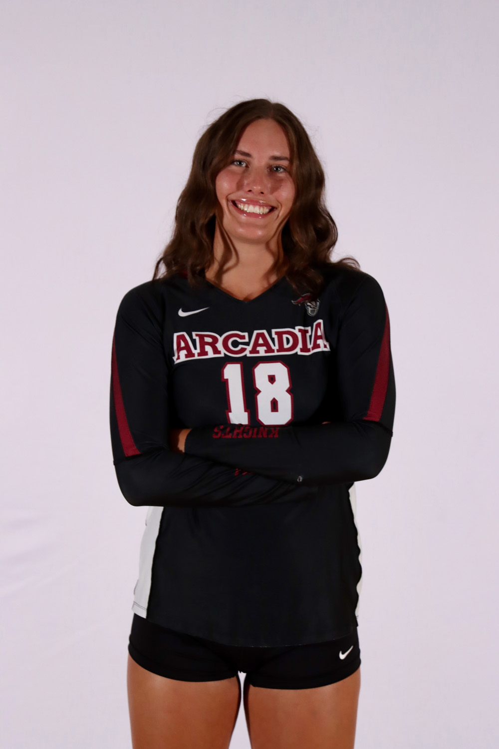 Chana Rothschild in her volleyball uniform.