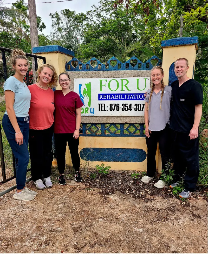 DPT students at the For U Rehab Center.