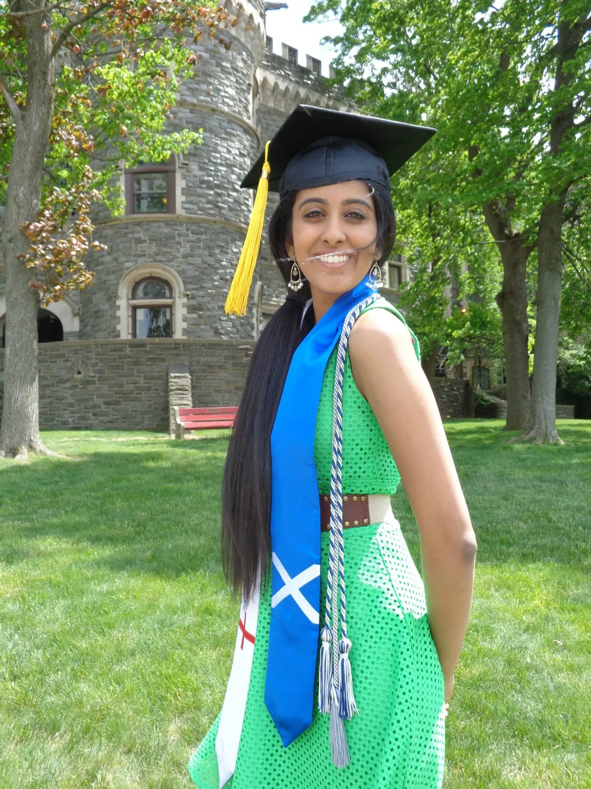 Arcadia Alum Aashika Suseendran at her graduation in 2015.