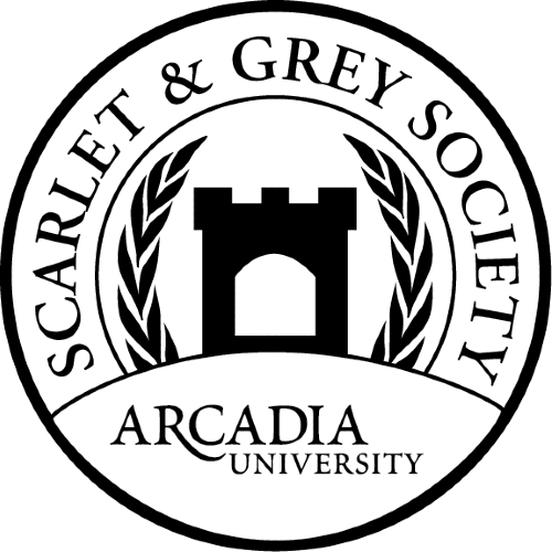 Arcadia University Scarlet and Grey Society Logo