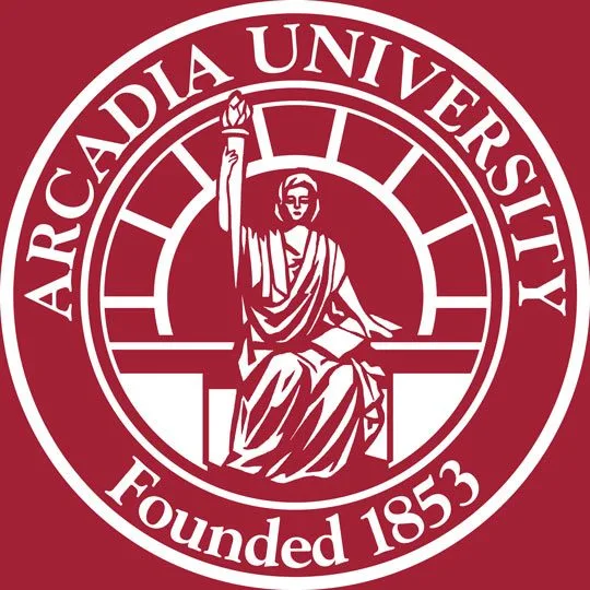 The seal for Arcadia University