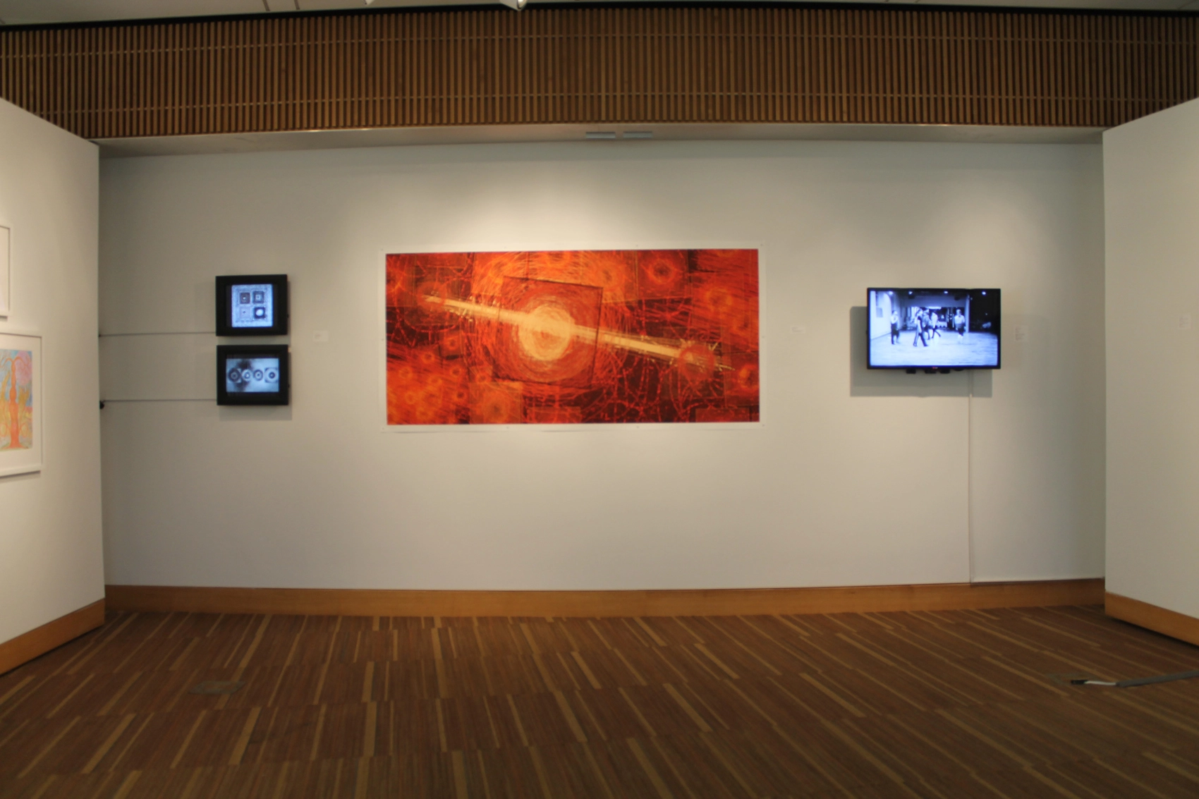 installation view from "Band of Artists: Spectrum Order Disorder," 2014, Commons Art Gallery
