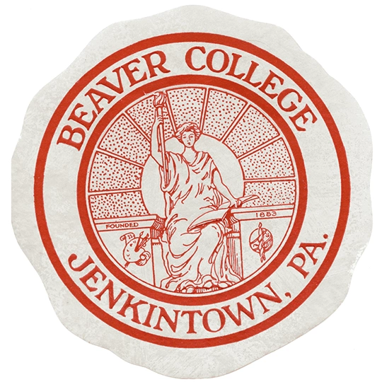 The Beaver College Seal Jenkintown, PA.