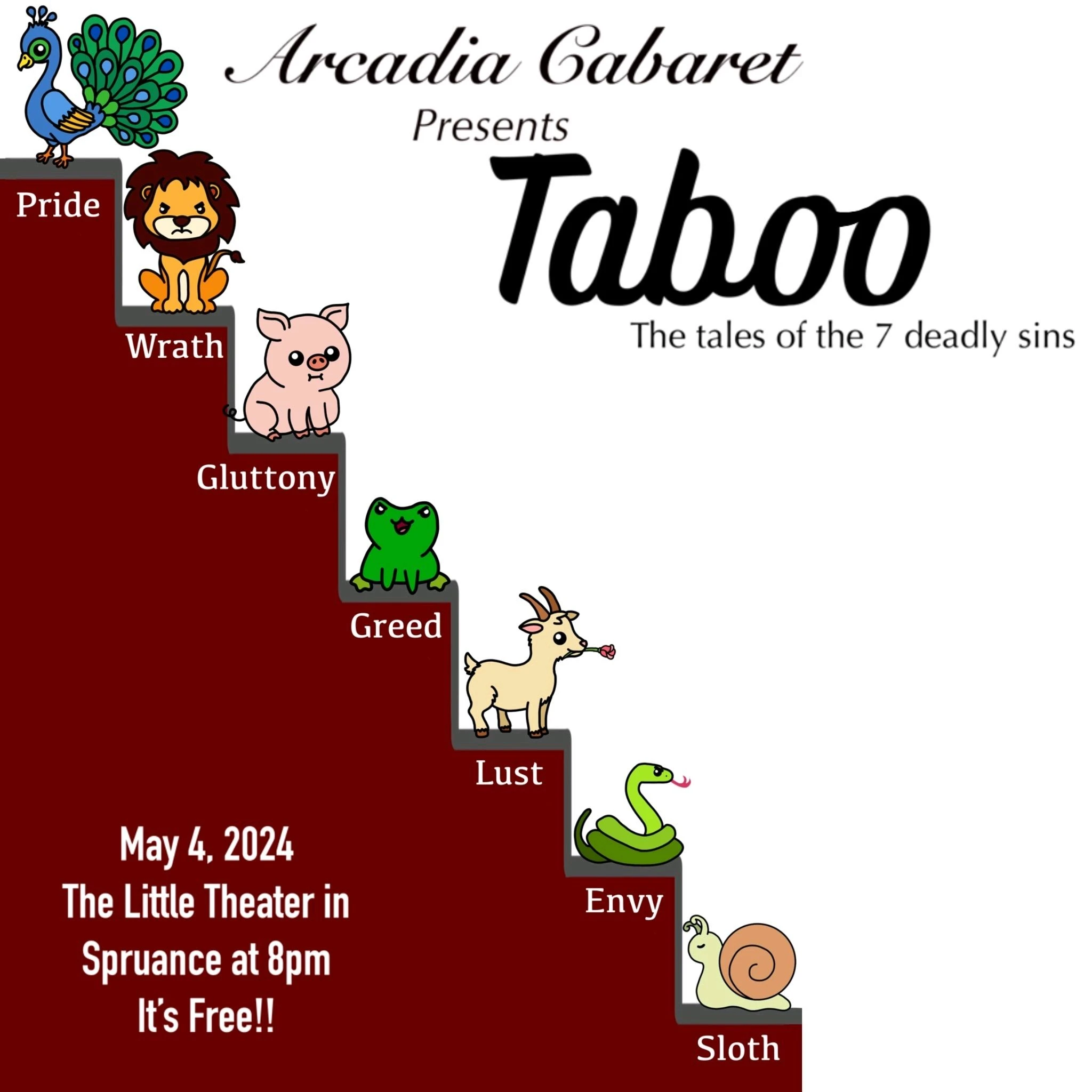 Arcadia Cabaret presents Taboo.