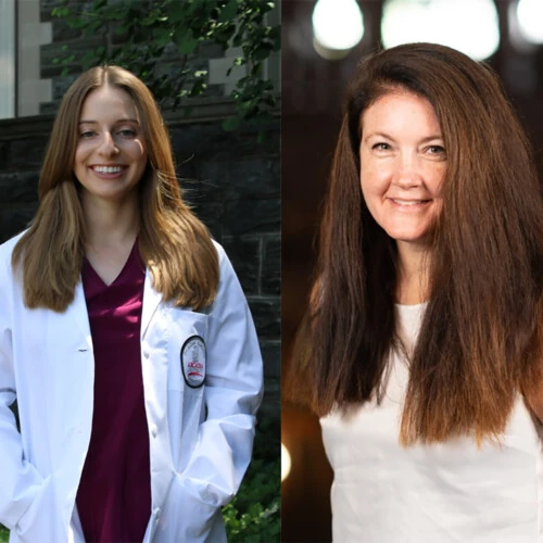 Headshots for Dr. McClintock (right) and Koenick (left).