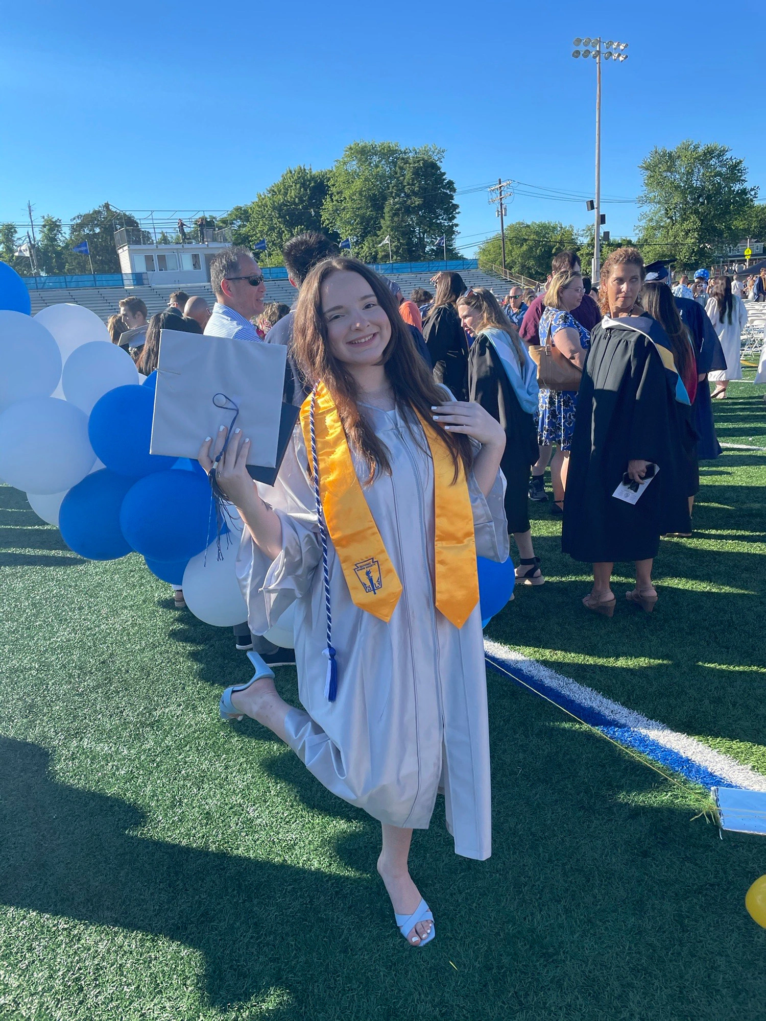 Sydney at her high school graduation.