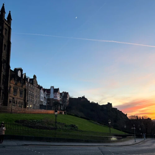 A photo from Edinburgh, Scotland taken by Emma Gillheeney ’27.