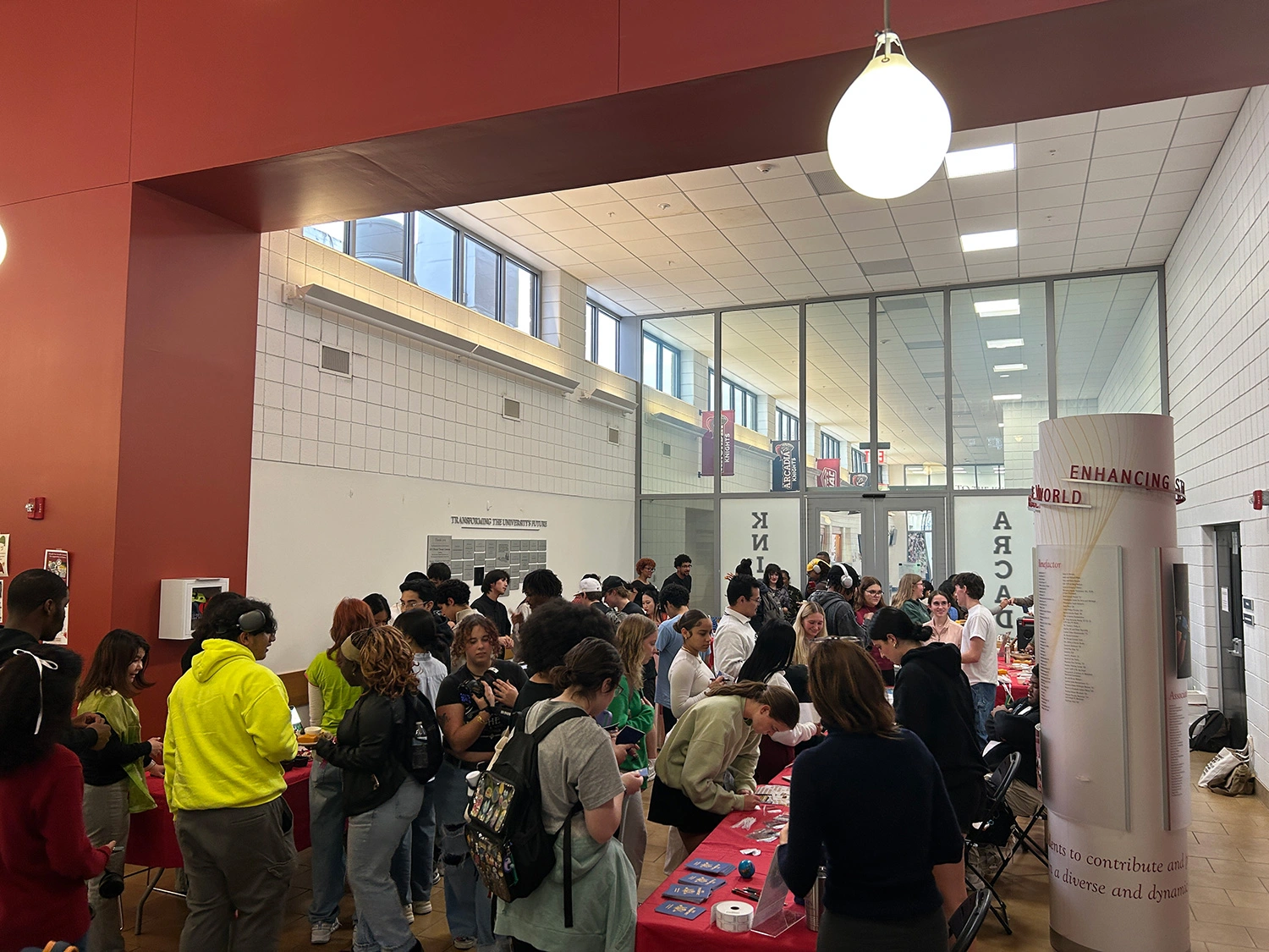 Students at the Culture Fair.