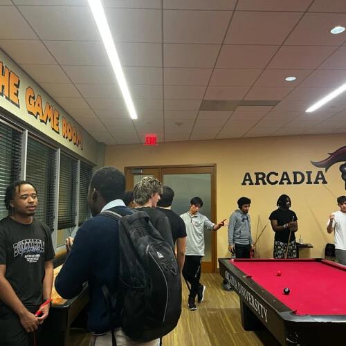 A club event in the Commons Game Room.