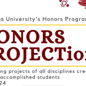 The HONORS PROJECTions brochure cover.