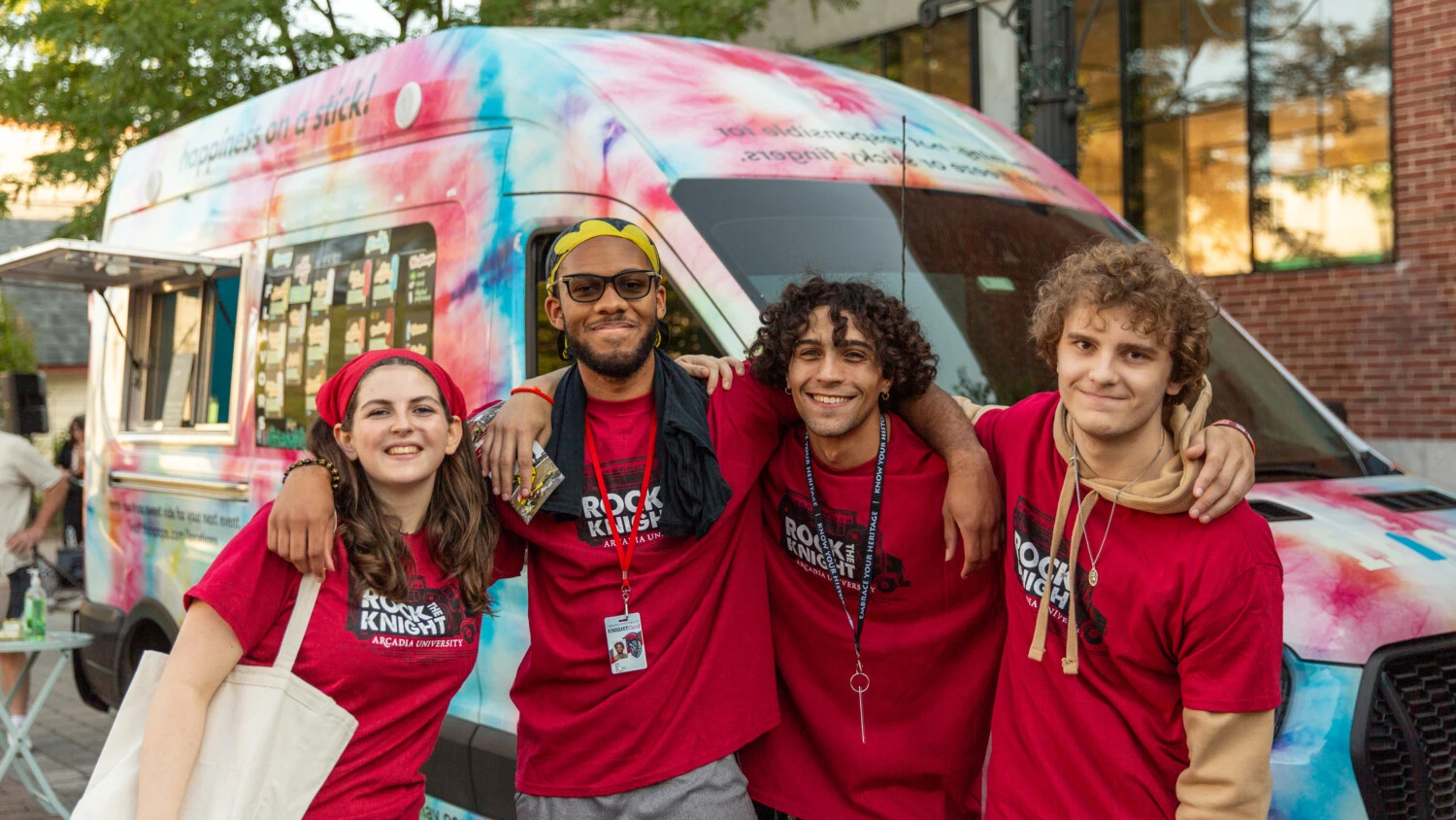 Arcadia students at the Glenside Food Truck Festival