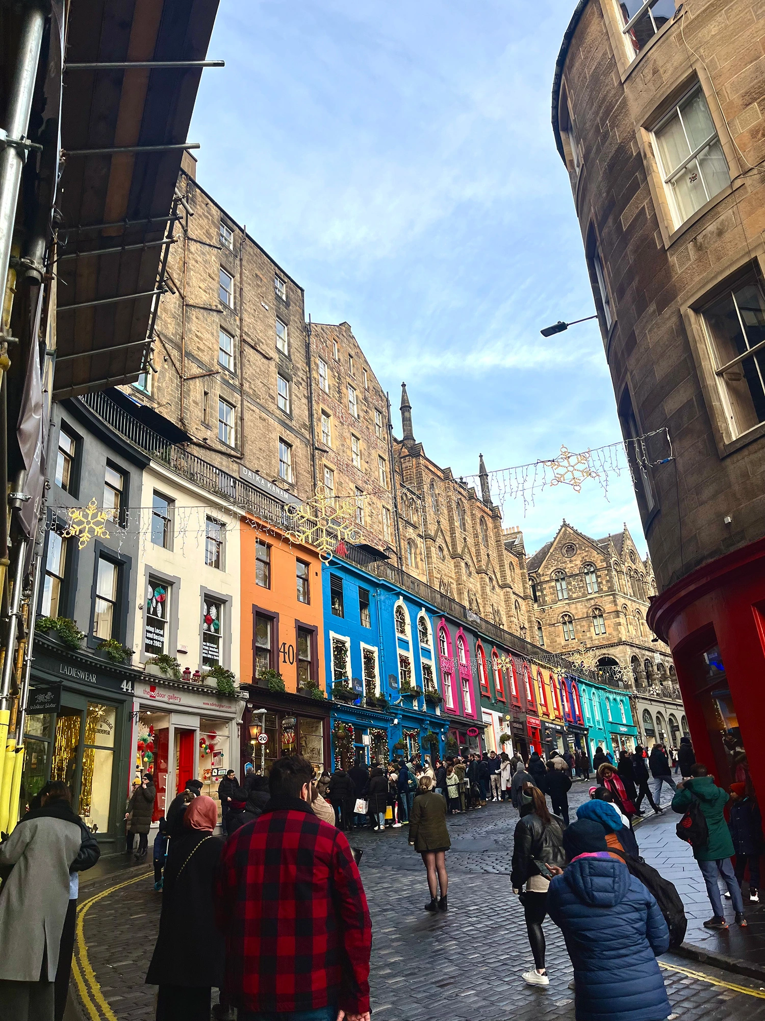 The Royal Mile in Edinburgh, Scotland.