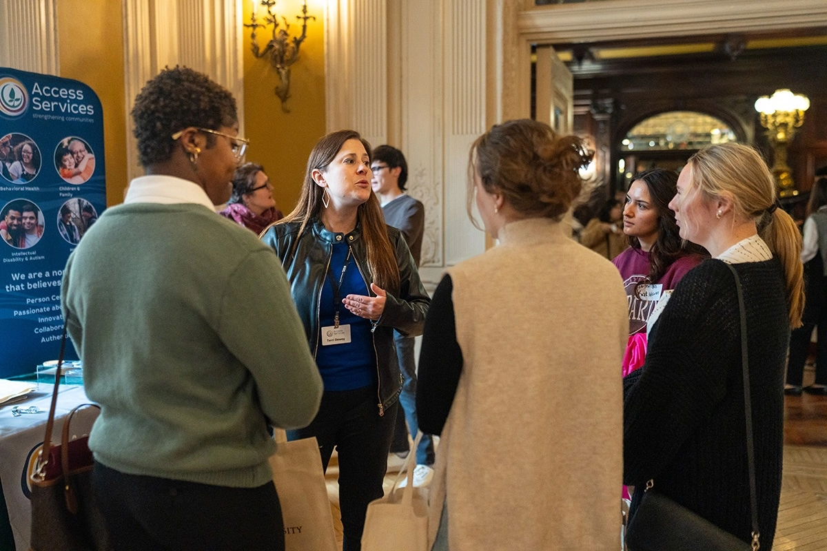 Students at the 2025 Arcadia Internship and Career Fair